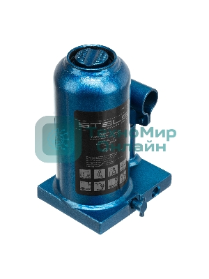 Домкрат Stels 51116 гидравлический бутылочный телескопический 4 т h подъема 170–420 мм