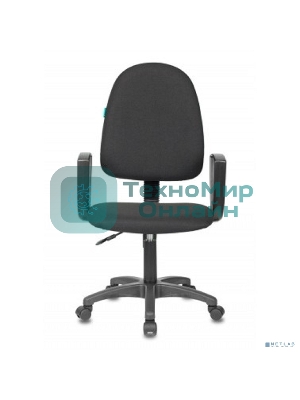 Кресло Бюрократ CH-1300N/3C11 черный, экокожа, 120 кг, механизм качания