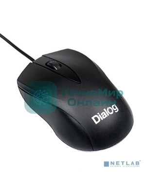Мышь проводная Dialog Comfort MOС-15U черный, 1200 dpi, USB, кнопки - 3