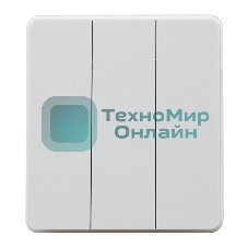 Выключатель Kranz ROUND 3 кл 10А с/у перламутр