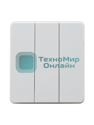 Выключатель Kranz ROUND 3 кл 10А с/у перламутр