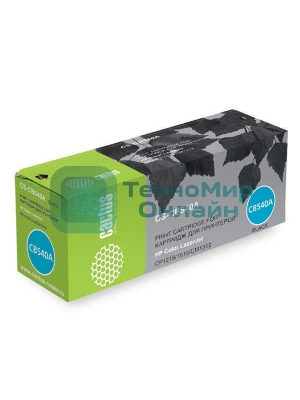 Картридж лазерный Cactus CS-CB540A черный (2200 стр.) для HP Color LaserJet CP1215/1515/CM1312