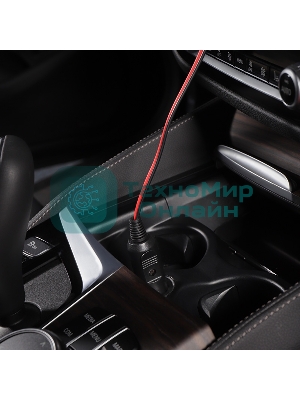 Автозарядка с индикатором Rexant (разъем 2.1х5.5) (АЗУ) шнур прямой 1.5 м