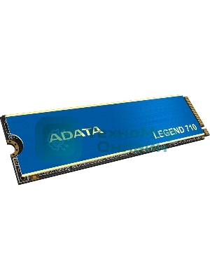 Накопитель SSD ADATA LEGEND 710, 256Gb, PCIe 3.0 x4, M.2 2280, NVMe, R/W 2100/1000, с радиатором