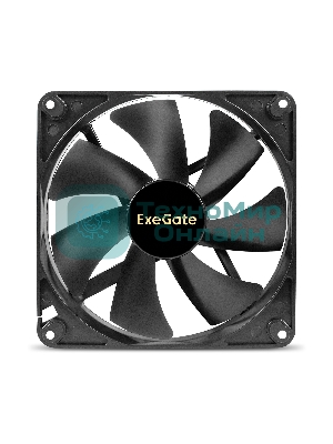 Вентилятор для корпуса ExeGate EX14025S4P-PWM черный, 140 мм, 1200 об/мин, 24 дБ, 4 pin