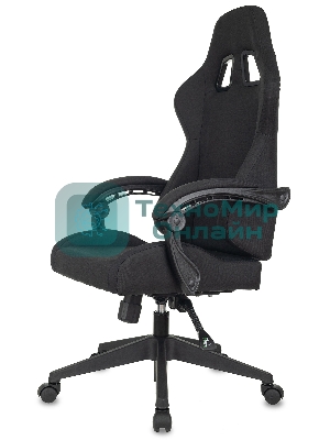 Кресло Бюрократ Zombie Predator Neo Black черный, экокожа, 120 кг, механизм качания