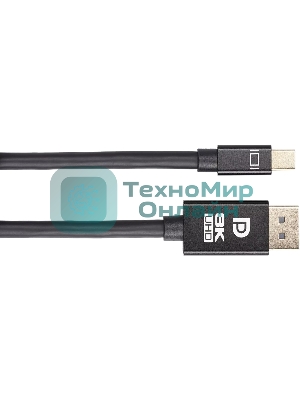 Кабель 1.4V Mini DisplayPort M <--> DisplayPort M 1,8м 4K@120HZ 8K@60HZ Telecom (TA683M-1.8M)