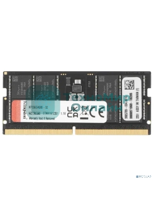 Оперативная память Kingston Fury Impact, DDR5, 32GB (1x32GB), 5600MHz, CL40, SO-DIMM