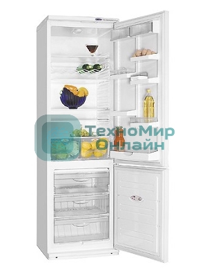 Холодильник Atlant ХМ-6024-080 серебристый двухкамерный 246/101л морозилка снизу