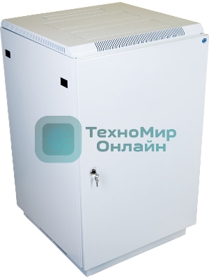 Шкаф телекоммуникационный напольный 18U (600x600) дверь металл (2 места), ШТК-М-18.6.6-3ААА