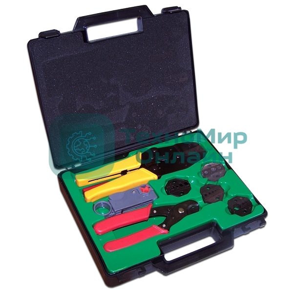 Набор инструментов для работы с коаксиальным кабелем