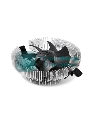 Кулер PCCooler E80 серебристый 75мм алюминий 2200rpm 22db 3-pin 65W