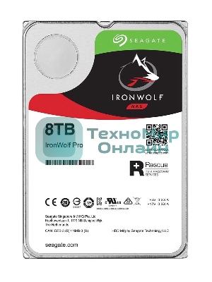 Жесткий диск Seagate SATA 8Tb 7200RPM 6Gb/S 256MB ST8000VN004