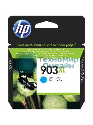 Картридж струйный HP 903XL T6M03AE голубой для HP OJP 6960/6970 (825стр.)