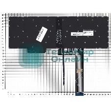 Клавиатура для ноутбука Lenovo IdeaPad Gaming 3-15ARH05 черная синяя подсветка