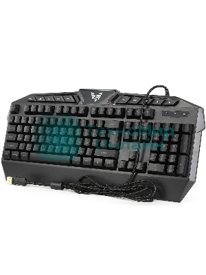 Клавиатура проводная CROWN CMGK-404, USB, черный