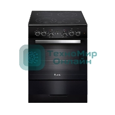 Плита электрическая Gefest ЭП Н Д 6560-03 0057 черный, конфорок 4 электрических, духовка 55 л, 60 см x 85 см x 60 см