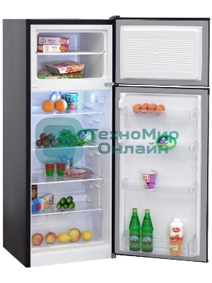 Холодильник Nordfrost NRT 141 232 черный двухкамерный 210/51 л морозилка сверху, капельная система