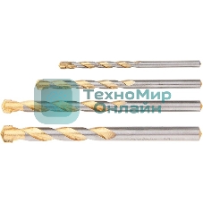 Набор сверл Matrix по бетону Golden Line 5 - 6 - 8 - 10 мм