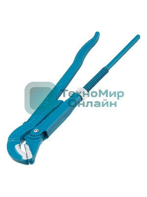 Ключ трубный рычажный Сибртех, 330x25 мм,с изогнутыми губками