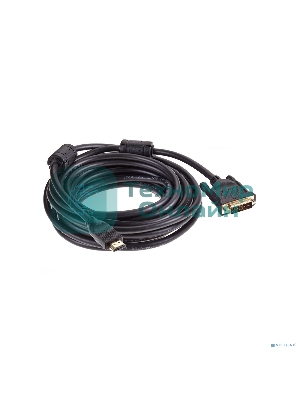 Кабель HDMI AM/DVI(24+1)M, 7.5м, CU, 1080P@60Hz, 2F, VCOM CG484GD-7.5M