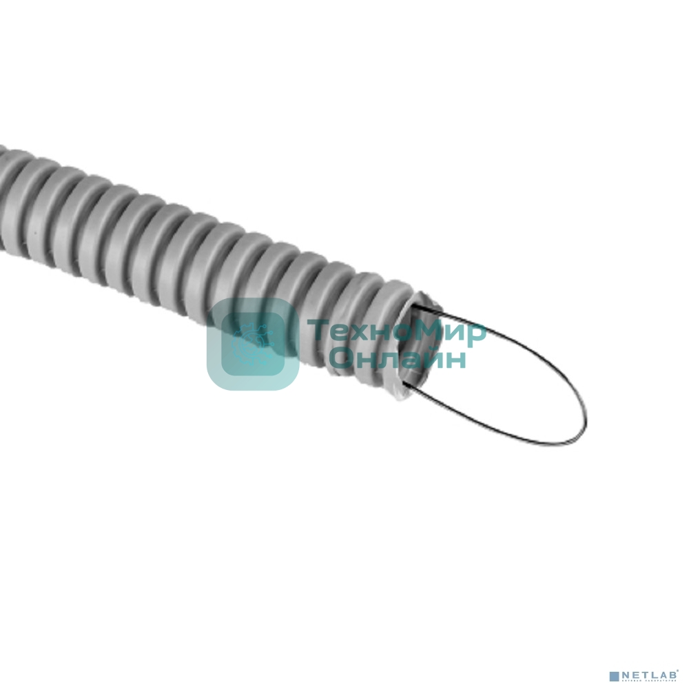 Труба гофрированная EKF tg-z-16 ПВХ Plast с зондом d 16 мм EKF PROxima бухта 100 м