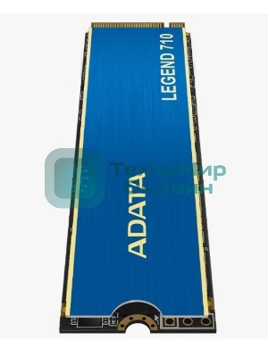 Накопитель SSD ADATA LEGEND 710, 256Gb, PCIe 3.0 x4, M.2 2280, NVMe, R/W 2100/1000, с радиатором