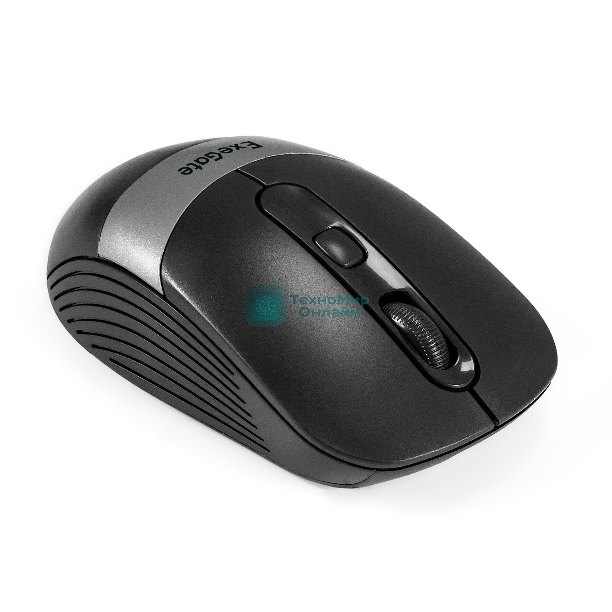 Мышь беспроводная ExeGate Professional Standard FG-10 черный, 1200 dpi, радиоканал, USB, кнопки - 4