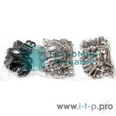 Крепежный комплект 5bites NM-16 для инсталляции патч-панелей: винт, шайба, гайка, упаковка 50 шт.