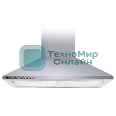 Вытяжка каминная Centek СТ-1820-60 серебристый, 60 см, 800 куб. м/ч, 55 дБ