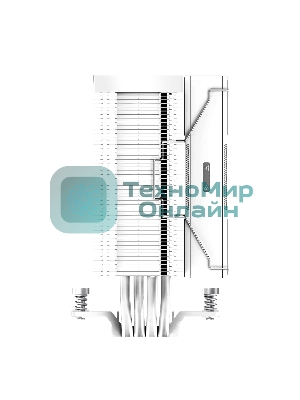 Кулер для процессора PCCooler RZ400 V2 WH белый 120мм алюминий+медь 2000rpm 32db 4-pin 230W 155мм