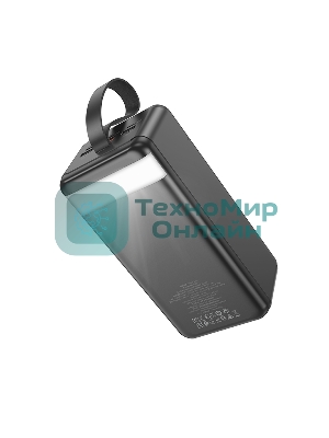 Портативный аккумулятор Hoco J123C, 60000мА·ч, 3A, с дисплеем, черный