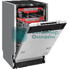 Встраиваемая посудомоечная машина Kuppersberg GLM 4580, серебристый, 44.8 см, 11 компл., 44 дБ, класс A++