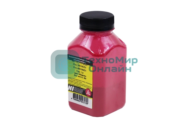 Тонер Hi-Black для HP CLJ CP2025/Pro 300 M351/Pro 400 M451, Тип 1.0, M, 80 г, банка
