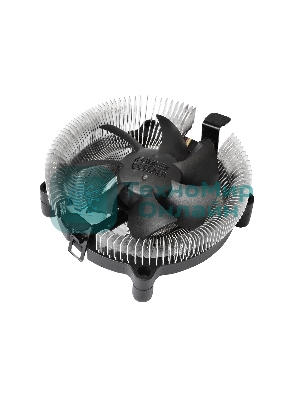 Кулер PCCooler E80 серебристый 75мм алюминий 2200rpm 22db 3-pin 65W