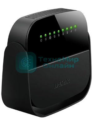 Роутер беспроводной D-Link DSL-2640U/R1A ADSL2+ черный ANNEX А