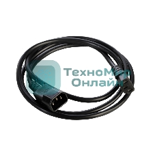 Шнур питания с заземл. IEC 60320 C13/IEC 60320 C14, 10А/250В (3x1,0), 1,8 м. (R-10-Cord-C13-C14-1.8)