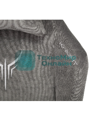 Кресло Бюрократ Knight N1 Fabric серый, ткань, 120 кг, механизм качания