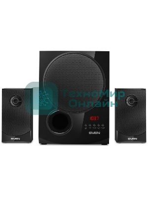 Акустическая система 2.1 SVEN MS-2080/70 Watt/~220V 50Hz/FM-тюнер, USB/SD, дисплей/BLUETOOTH/ПДУ/Black