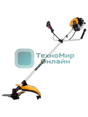 Триммер бензиновый Denzel DR-43, 43 см3, неразъемная штанга, состоит из 2 частей