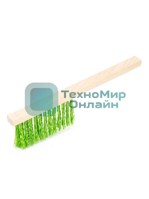 Щетка-сметка 3-рядная Сибртех 320 мм, деревянная ручка