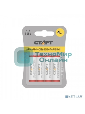 Батарейки СТАРТ LR6-BL4 40/720 (4 шт)