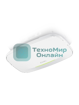 Точка доступа Zyxel NebulaFlex Pro WBE510D, Wi-Fi 7 (BE6500), MU-MIMO 4x4:2 + 2x2, двойные антенны (стена-потолок), 1xLAN 2.5GE