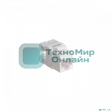 Модуль LANMASTER NTSS-KJ-UTP-RJ45-5E-180-WT информ. KeystoneRJ45 cat.5e UTP белый