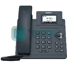 Телефон SIP Yealink SIP-T30P WITHOUT PSU черный