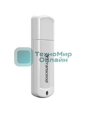 Флешка USB Transcend JetFlash 370 (TS64GJF370), 64Gb, USB 2.0, R/W 25/10, белый