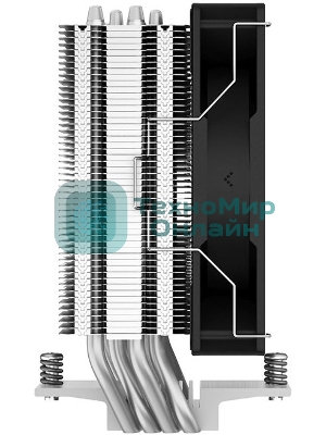 Кулер для процессора DEEPCOOL AG400 LED черный, 120 мм, алюминий/медь, 2000 об/мин, 31.6 дБ, 4 pin, 220 Вт, 150 мм