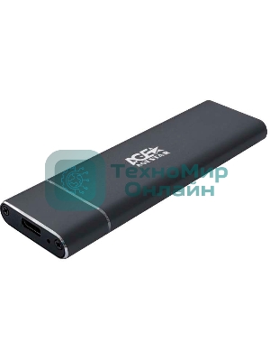 Внешний корпус AgeStar USB 3.1 Type-C M.2 NVME (M-key) AgeStar 31UBNV5C черный, алюминий, черный