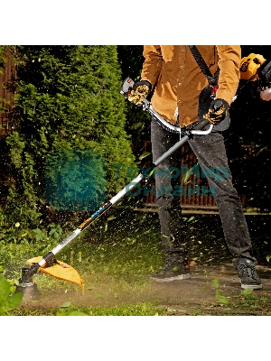 Триммер бензиновый Denzel DT 43S 43см3 2.5 лс. разъемная штанга состоит из 2 частей