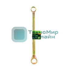 Ключ накидной Сибртех, 17x19 мм, желтый цинк